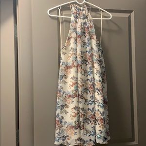Fab’rik Flowy White Floral Dress